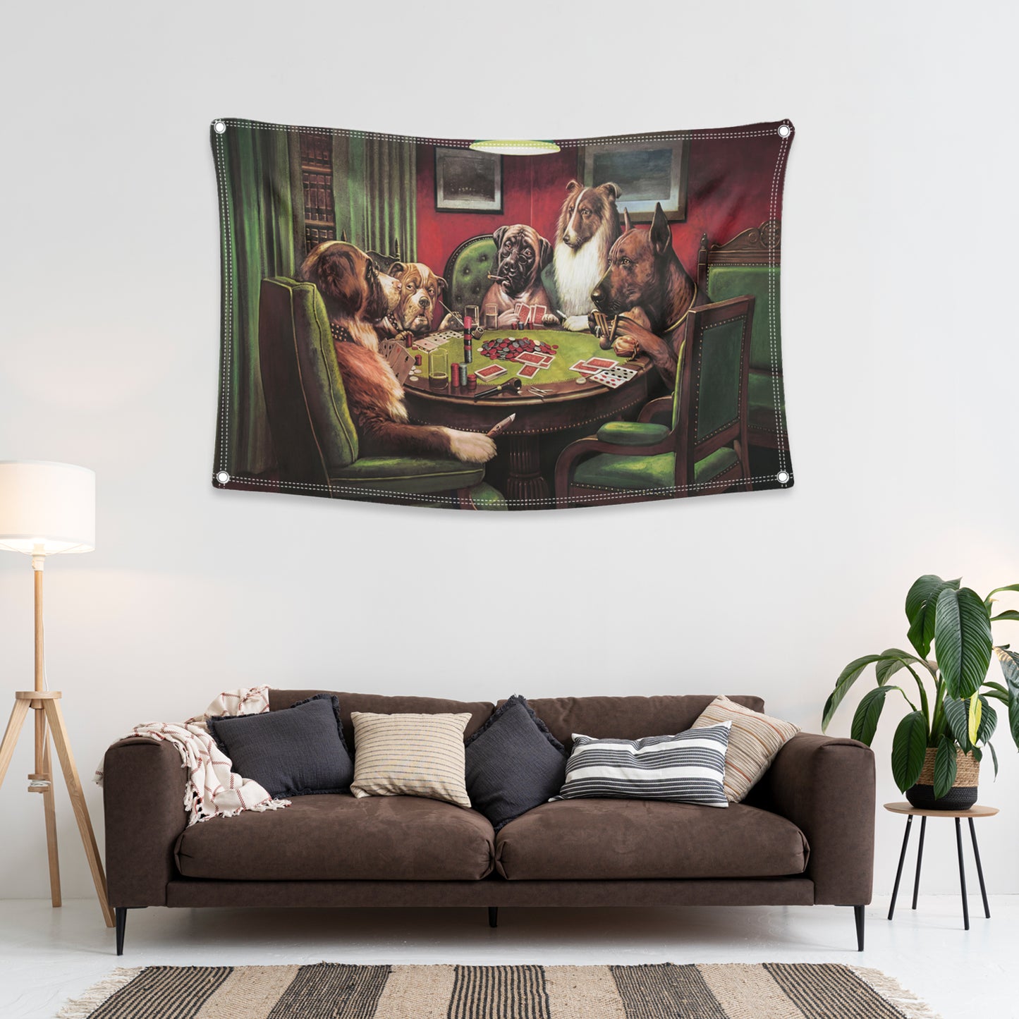 Poker Dogs Flag