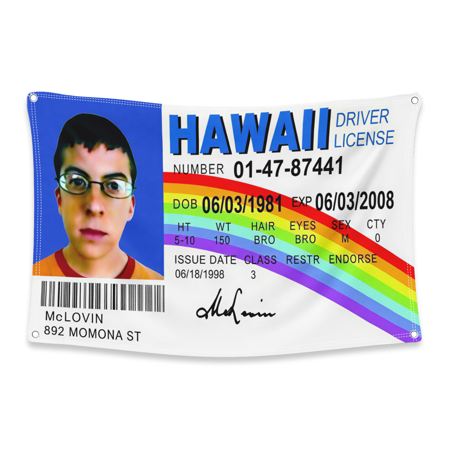 Mclovin Flag