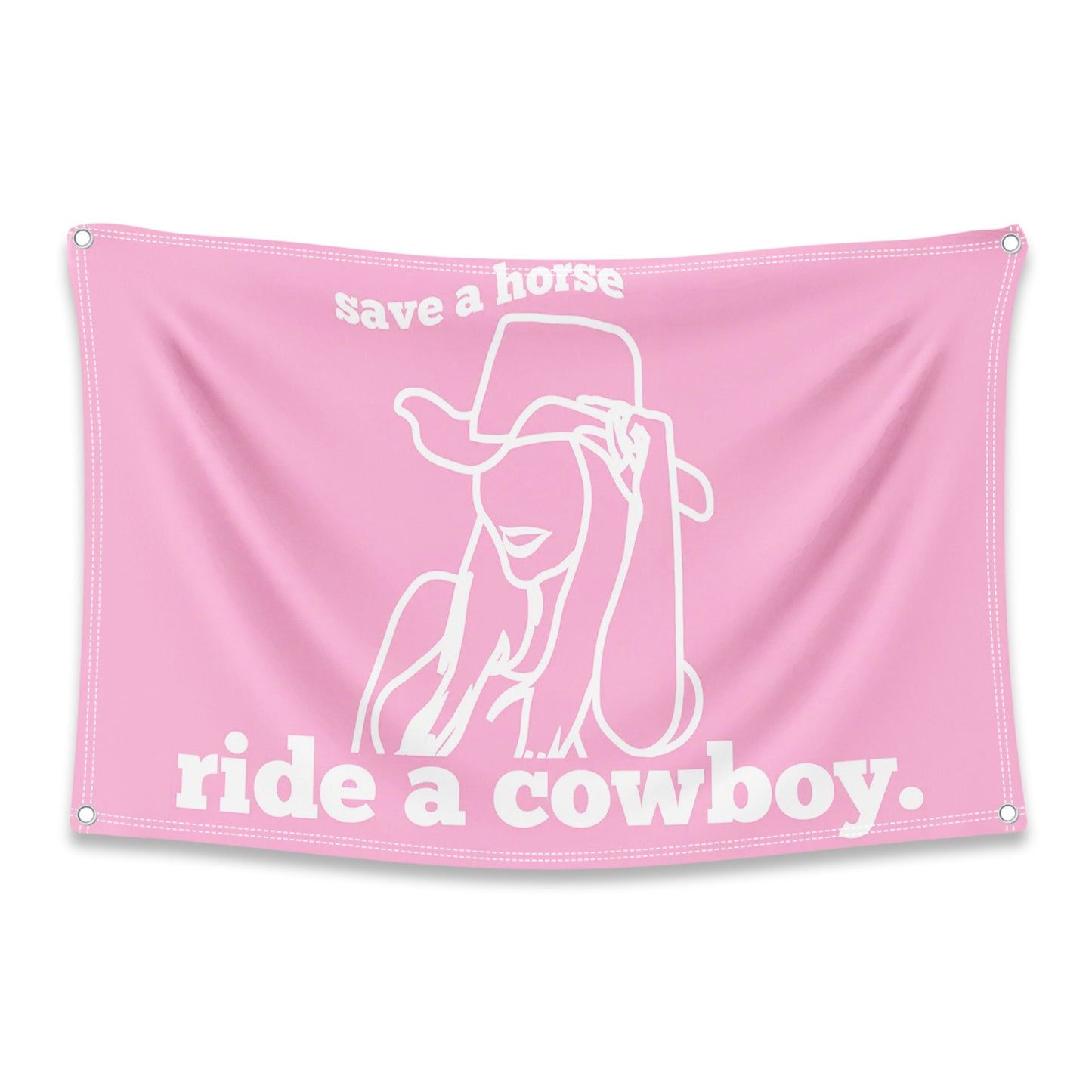 Saves a Horse, Ride a Cowboy Flag