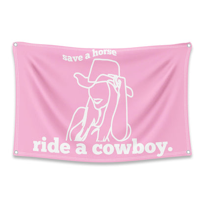 Saves a Horse, Ride a Cowboy Flag