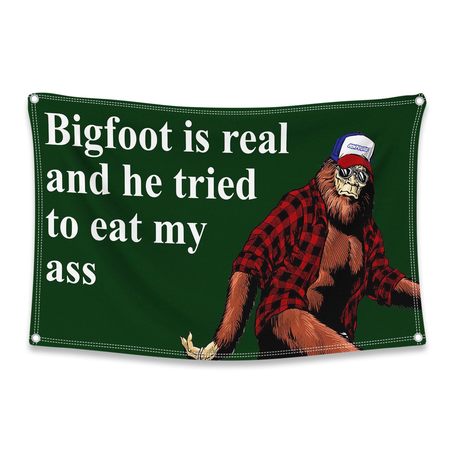 Bigfoot is Real Flag