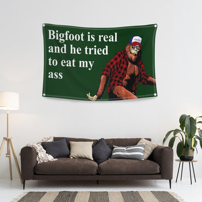Bigfoot is Real Flag