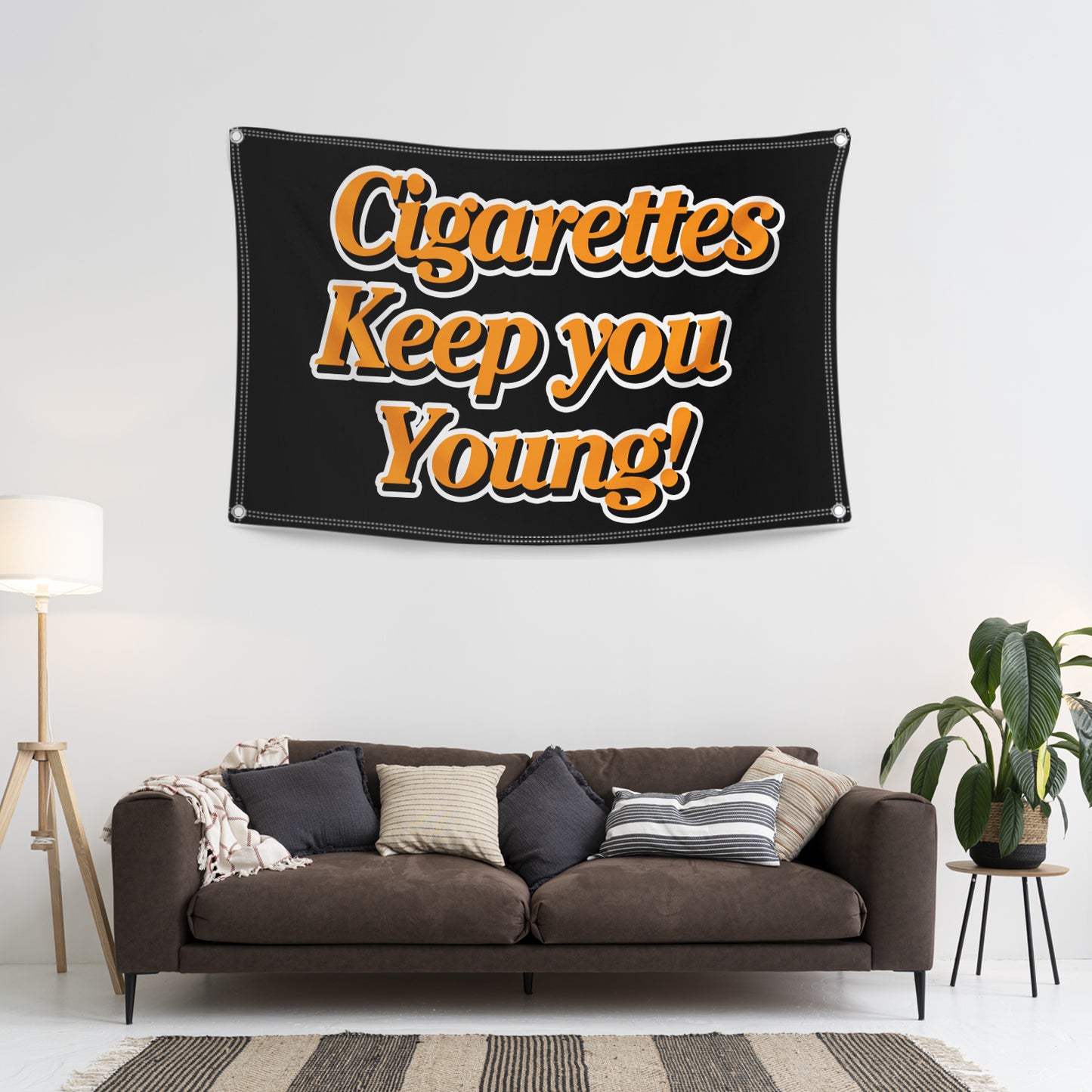 Cigarettes Keep You Young Flag